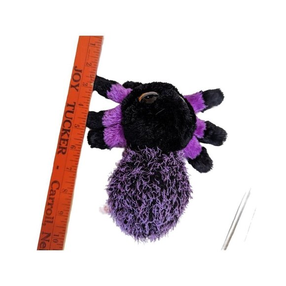 Ty Beanie Boos Creeper the Purple Black Spider  Plush Stuffed Animal 7" - Picture 7 of 7